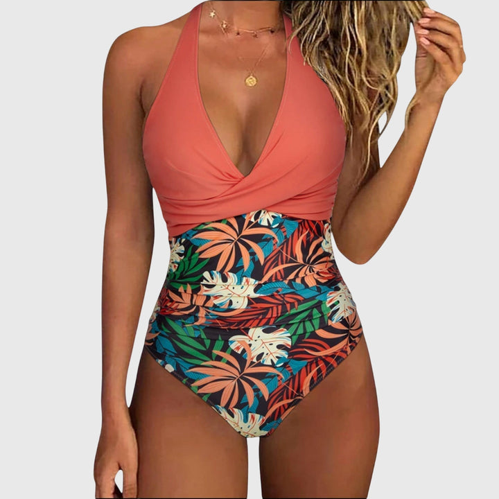 Florence - Elegant V-Neck Swimsuit