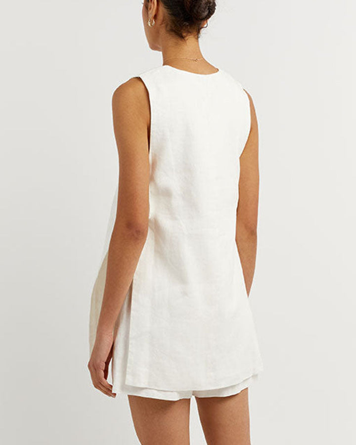 Fiona - Sleeveless Button Set