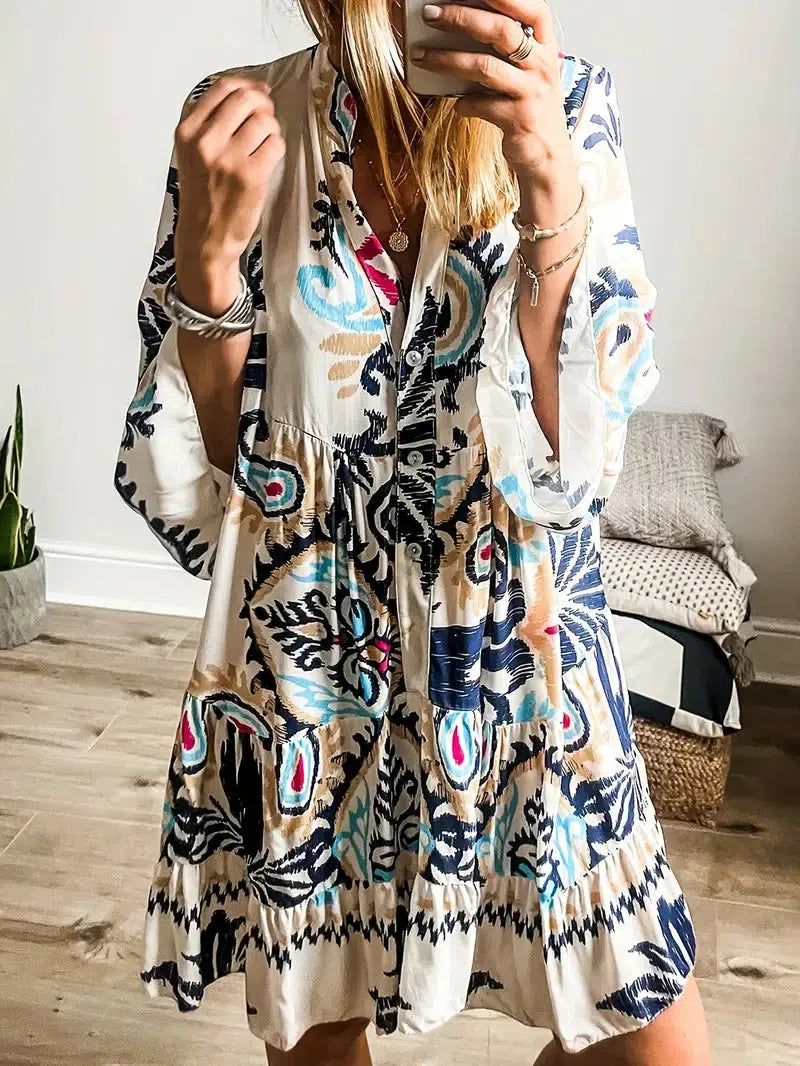Natalie | Bohemian Tunic Dress