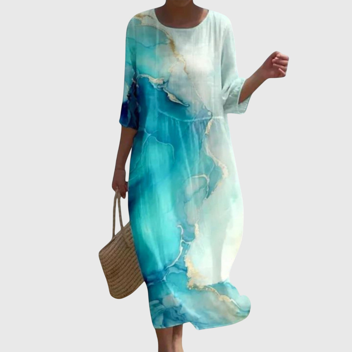 Melinda | Elegant Floral Maxi Dress