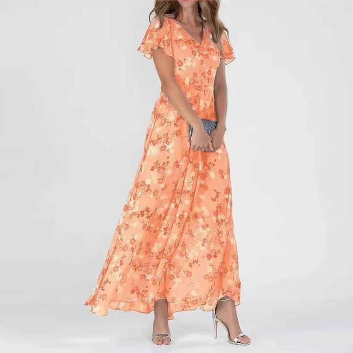 ZURI | ELEGANT FLOWING DRESS WITH A SLIMMING FIT