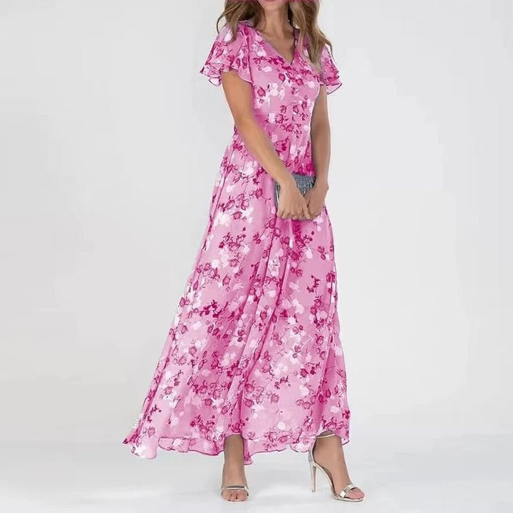 ZURI | ELEGANT FLOWING DRESS WITH A SLIMMING FIT
