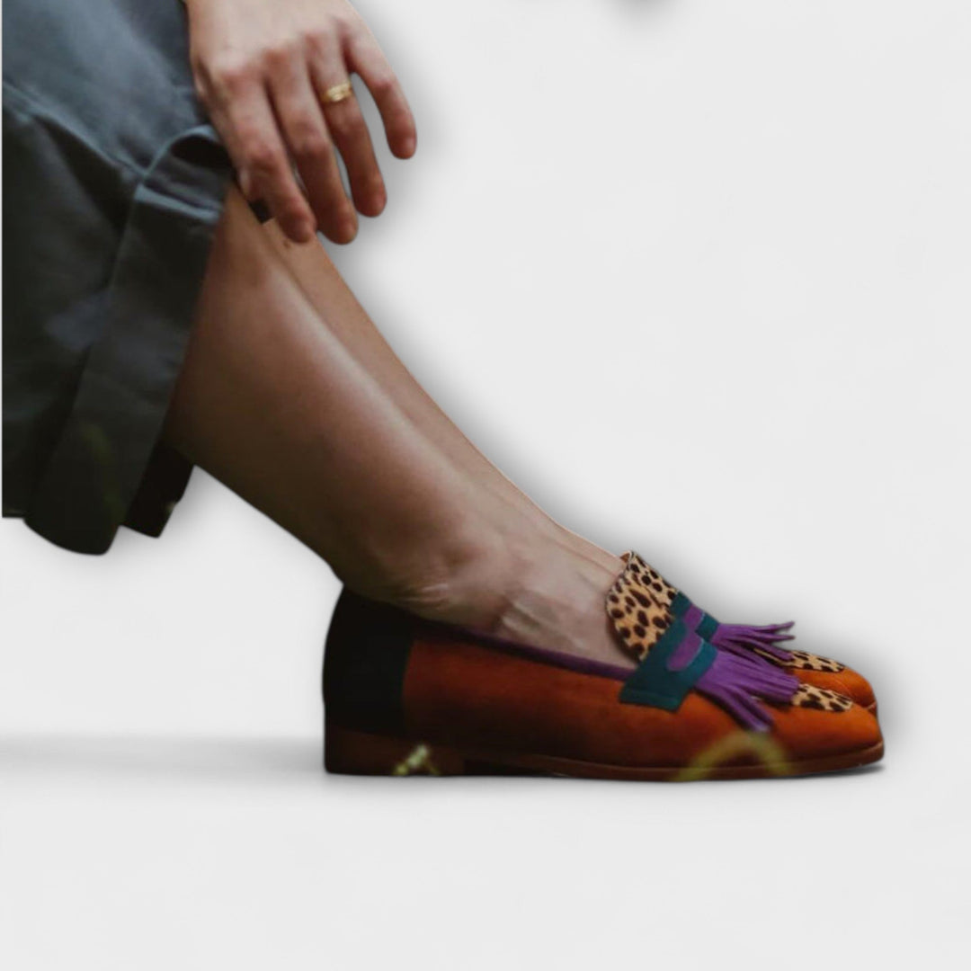 Fallon™ | Brown Leopard Loafer