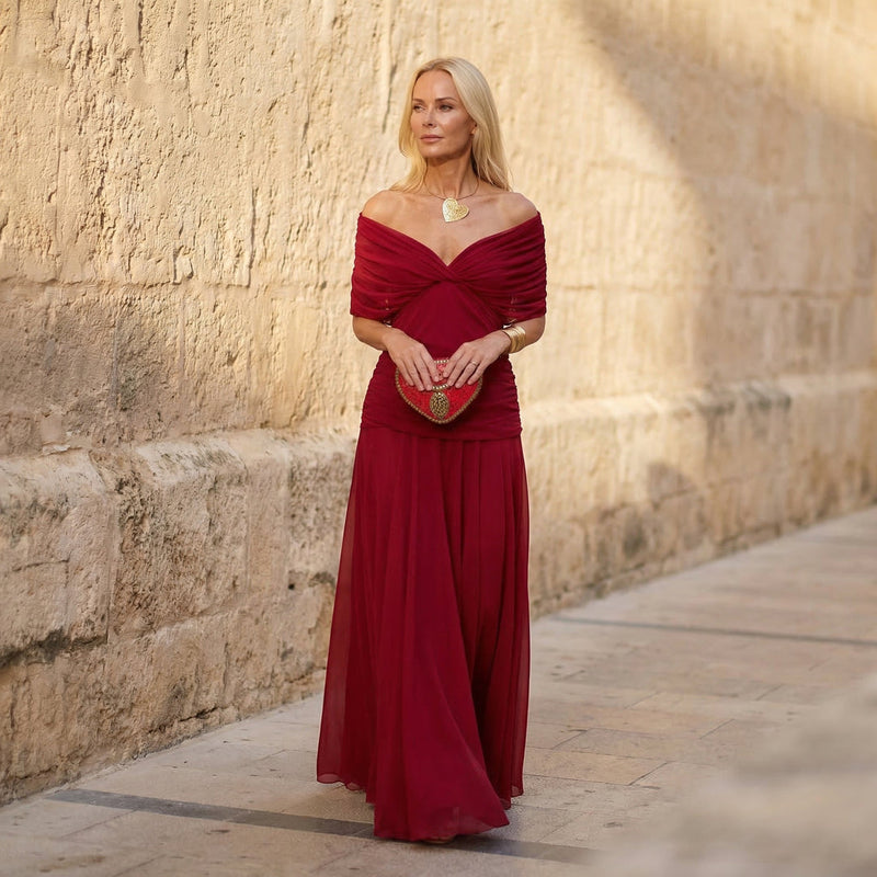 Dianne | Elegant Red Dress