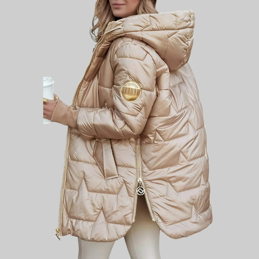 Cecilia | Elegant Hooded Autumn Coat