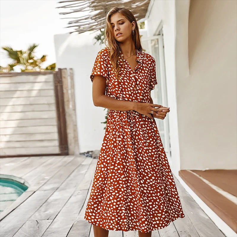 Suzanne | Printed Summer Dress