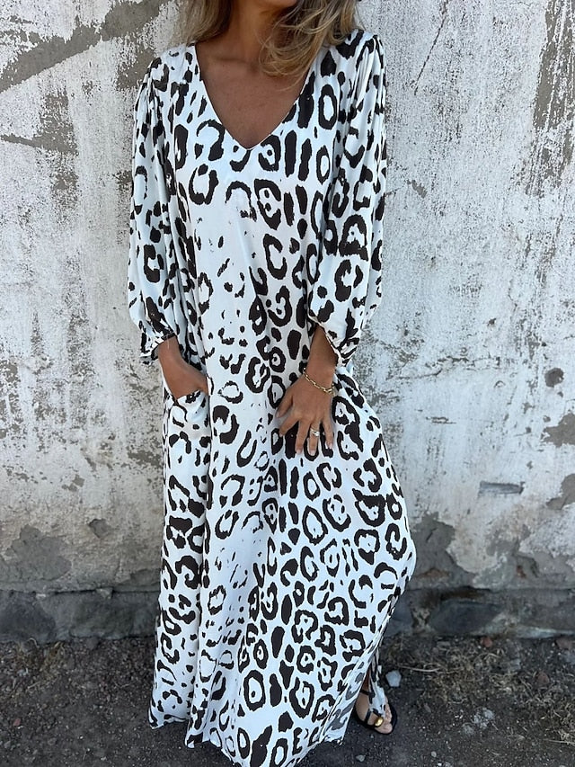 Kirsten | Leopard Maxi Dress