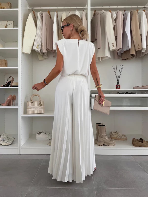 Nancy | Elegant Pleated Set