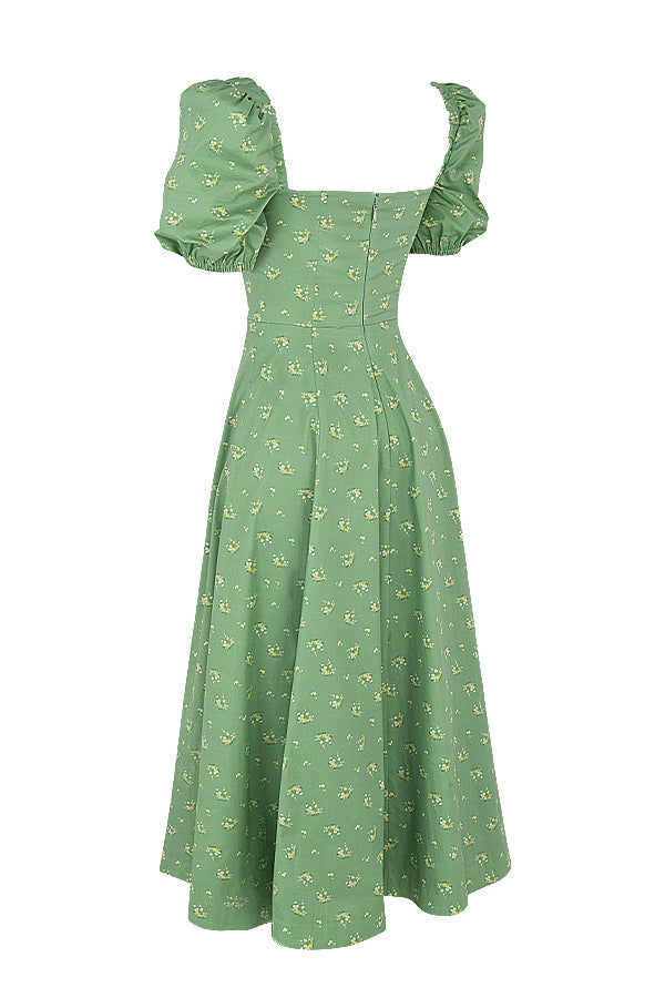 Leanne | Bloom Puff Sleeve Dress