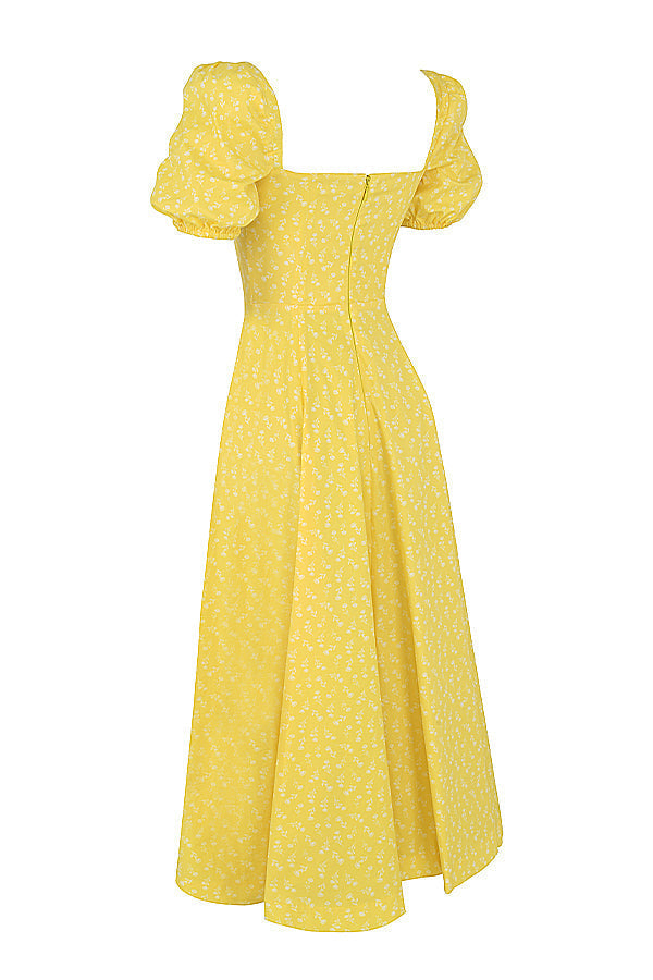 Leanne | Bloom Puff Sleeve Dress