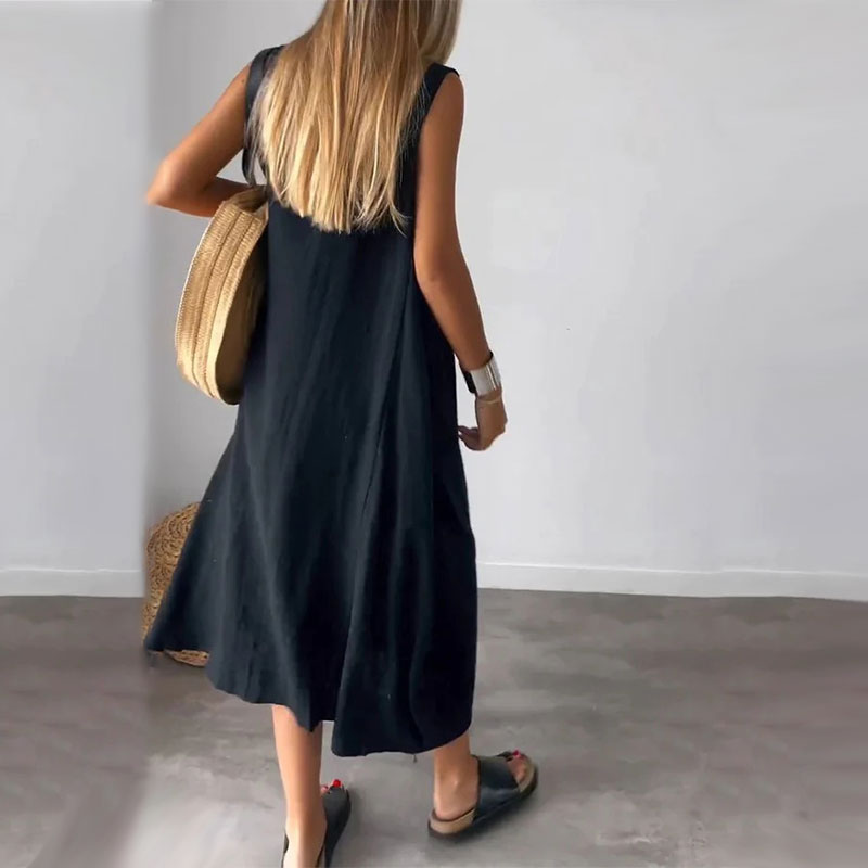 Amaris - Casual Sleeveless Dress