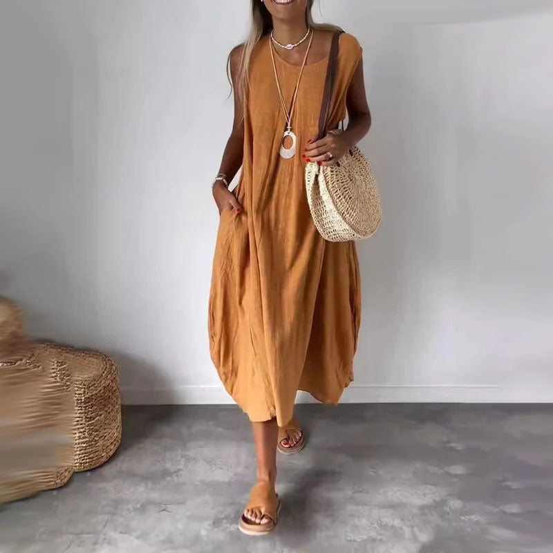 Amaris - Casual Sleeveless Dress