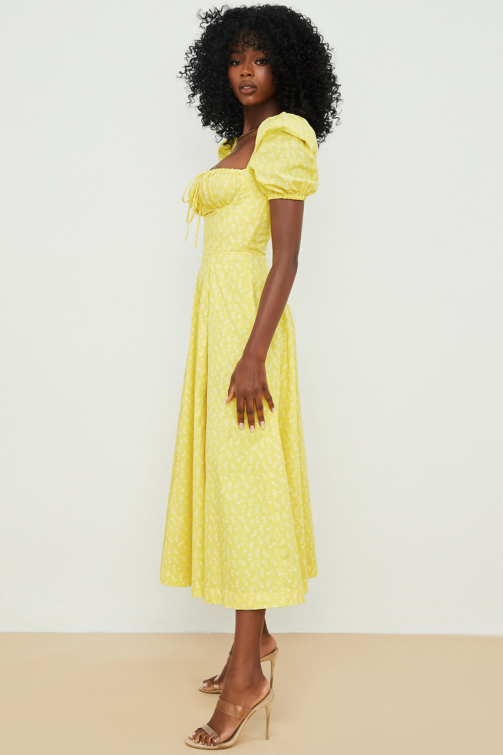 Leanne | Bloom Puff Sleeve Dress
