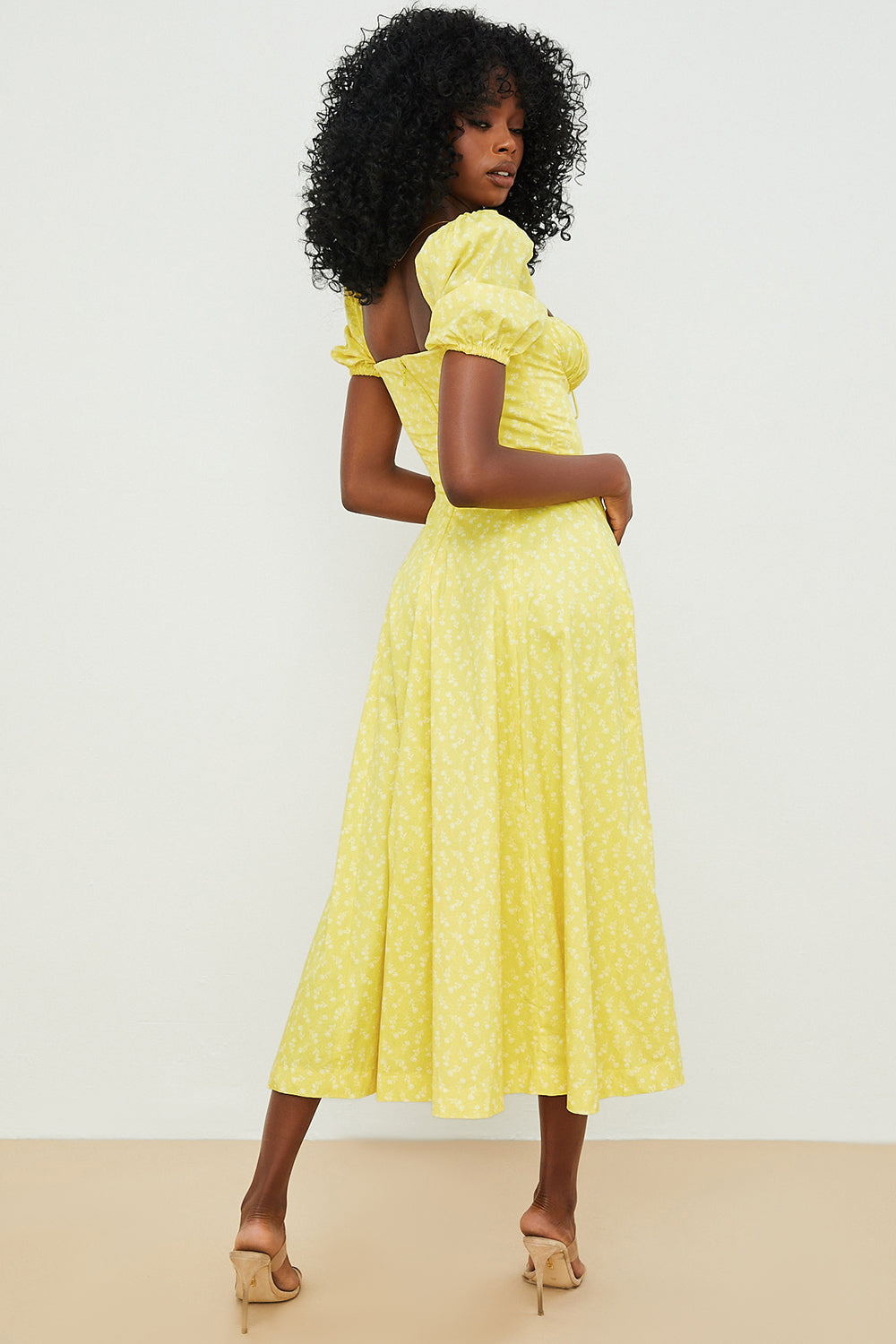 Leanne | Bloom Puff Sleeve Dress