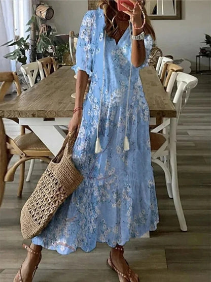 Sienna | Boho Dress with Tummy Coverage