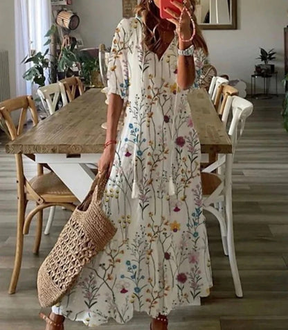 Sienna | Boho Dress with Tummy Coverage