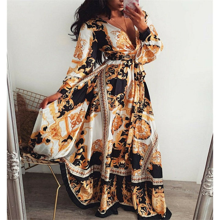 Faye - Boho Print Dress