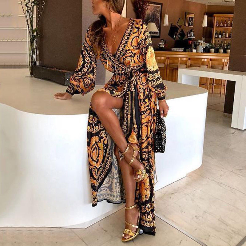 Faye - Boho Print Dress