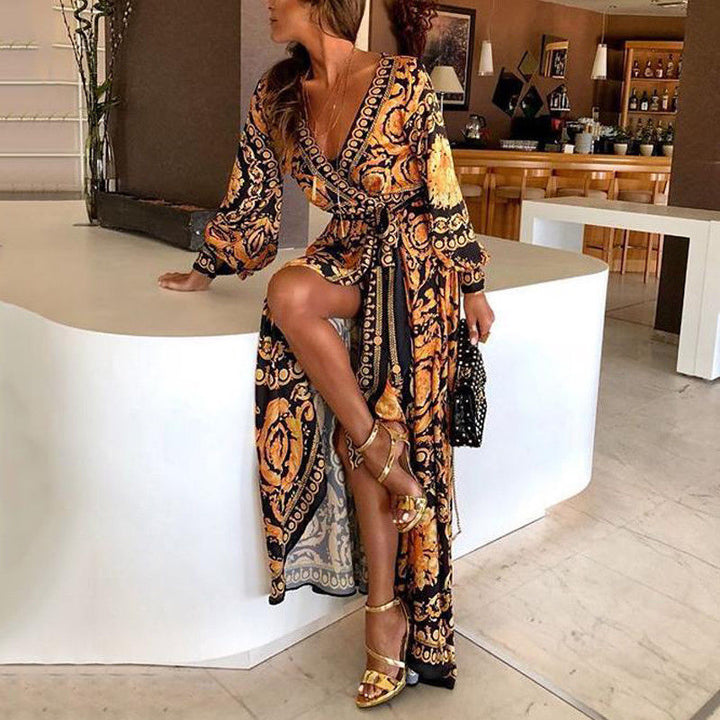 Faye - Boho Print Dress