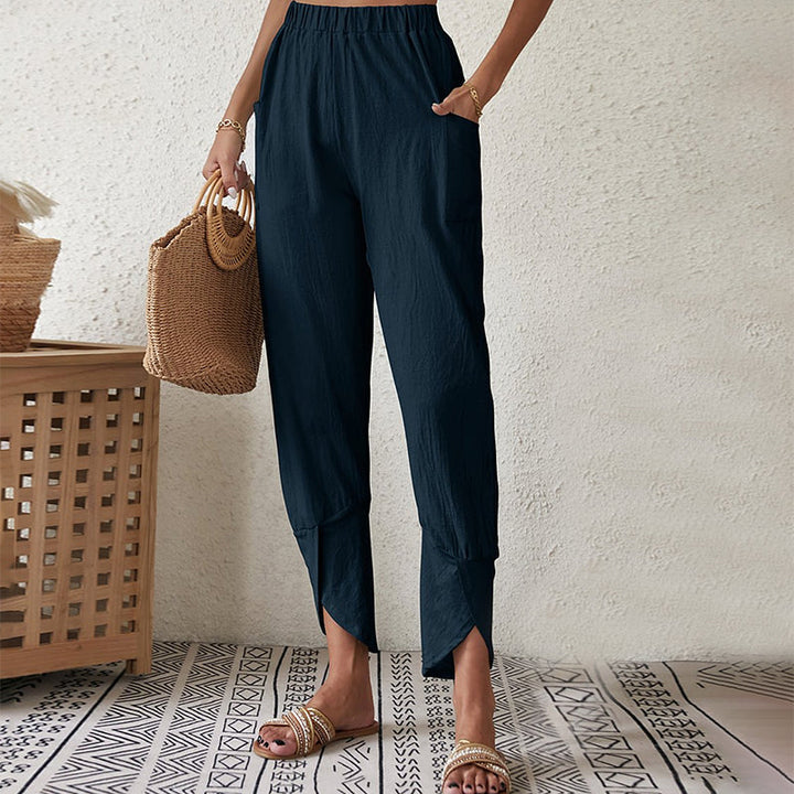 Essari - Split Hem Trousers